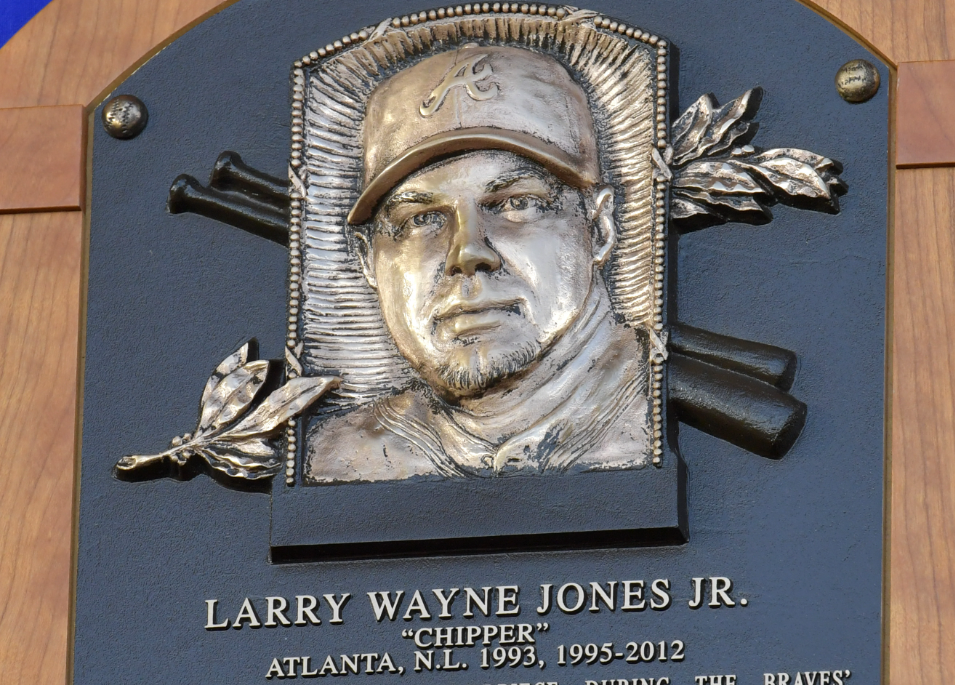 Chipper Jones HOF Plaque