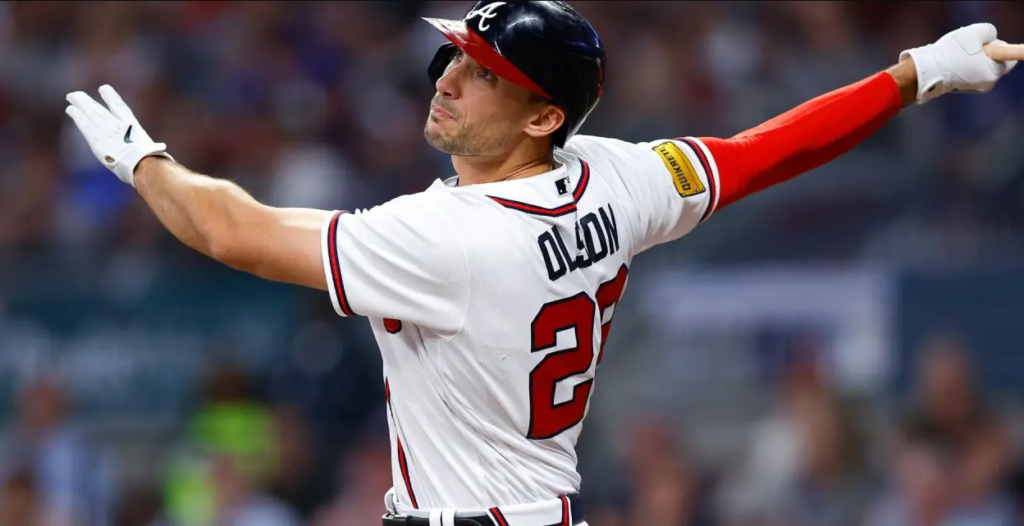 Atlanta Braves Matt Olson nominated for 2024 All-MLB Team.