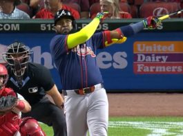 Marcell Ozuna Homerun for Atlanta Braves