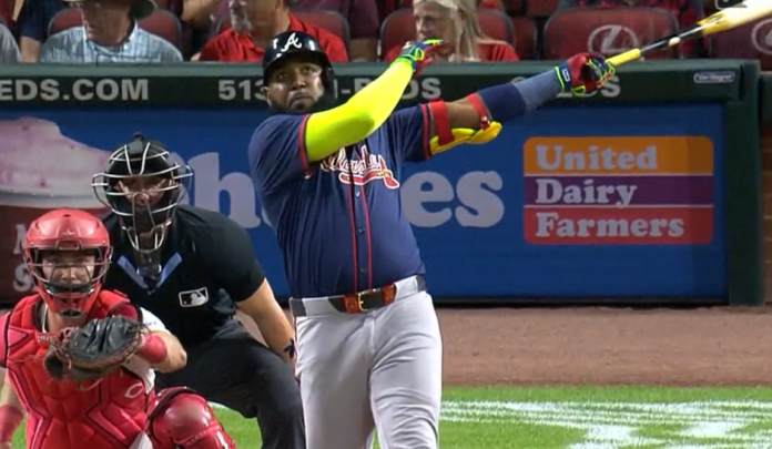 Marcell Ozuna Homerun for Atlanta Braves