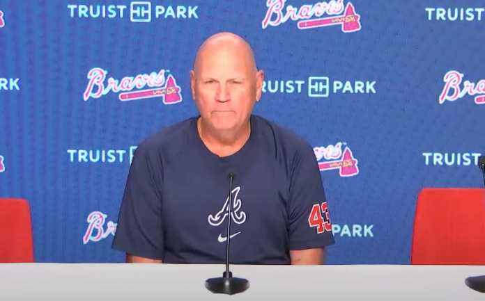 Braves Manager Brian Snitker