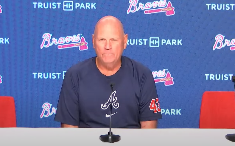 Braves Manager Brian Snitker