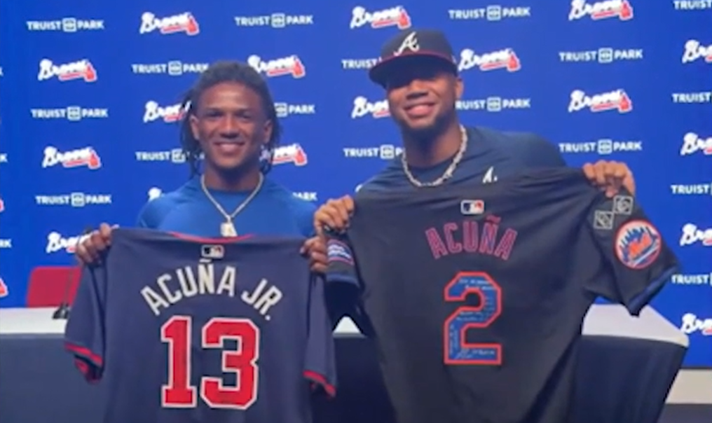 Acuna Brothers Jersey Swap