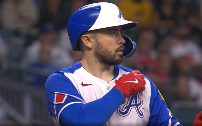 Travis d'Arnaud Walkoff home run Atlanta Braves