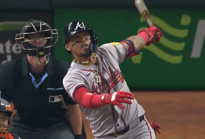 Orlando Arcia Atlanta Braves Shortstop slumped hitting this past season compared to 2023.