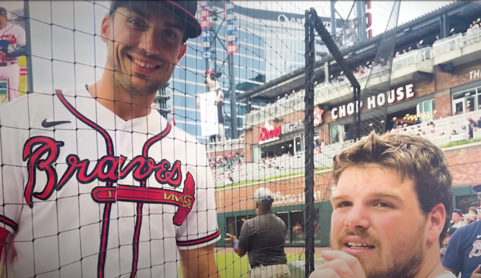 Matt Olson, the Braves first baseman, and Reece Blankenship have been best friends since high school.