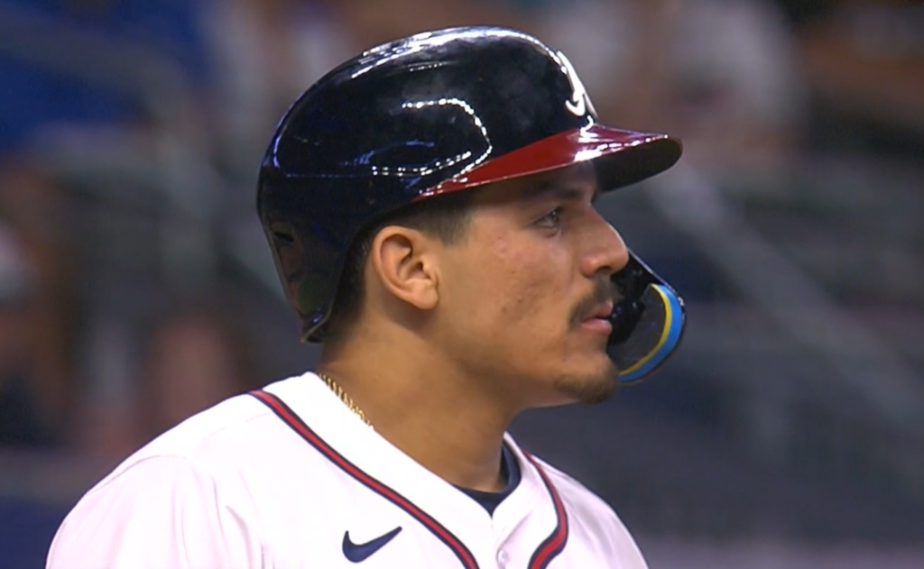 Braves fans caught an early glimpse of Nacho Alvarez Jr. in 2024.