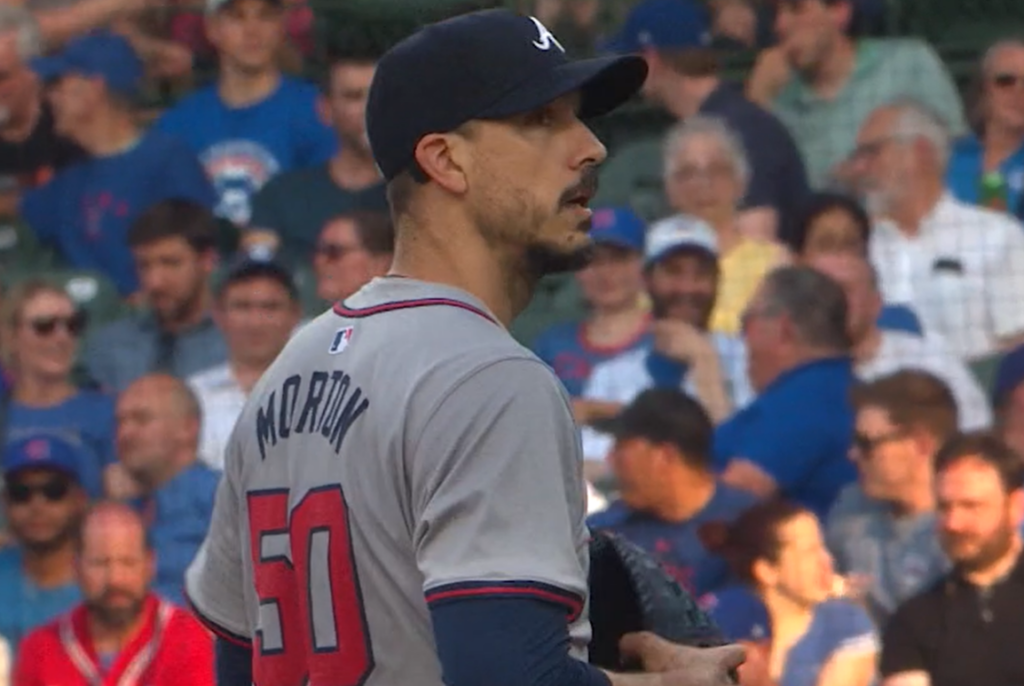 Braves pitcher Charlie Morton still packs a punch at 41 years old.