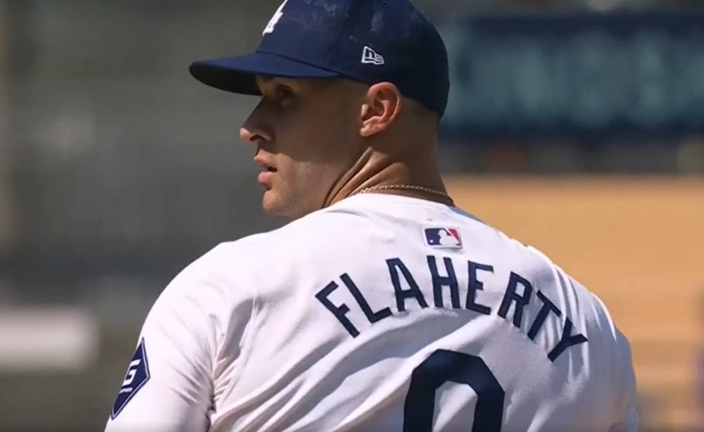 Jack Flaherty, the Los Angeles Dodgers ace pitcher