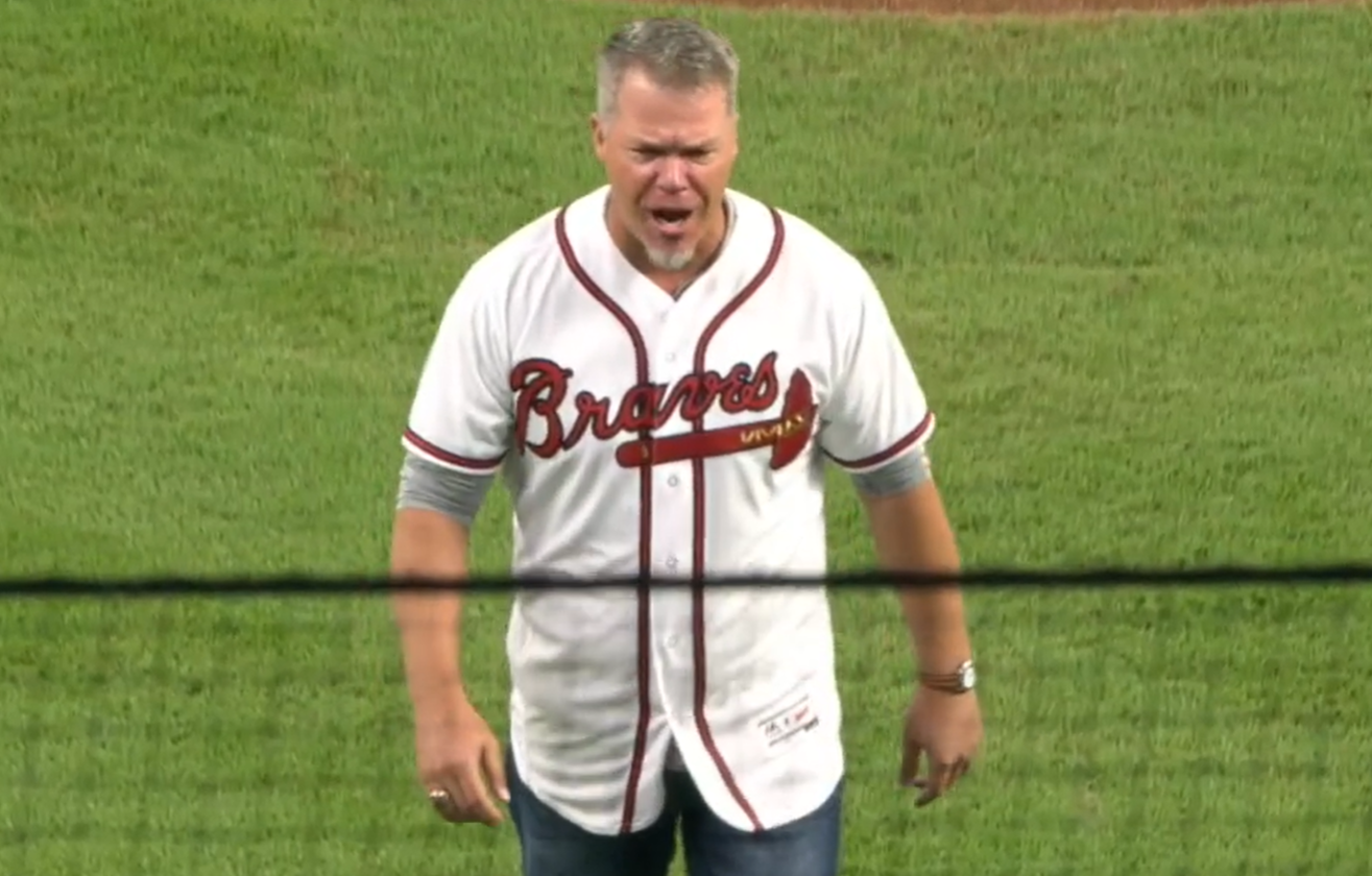Chipper Jones isn't blaming Alex Anthopoulos about the Braves offseason, but question Liberty Media instead..