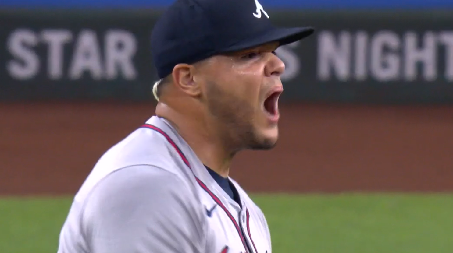 Atlanta Braves manager Brian Snitker did not even know Jimenez's knee was that bad