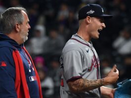 Braves Worry After Scary Moment in Rising Star's Night