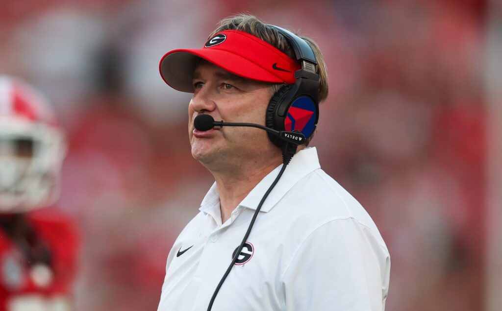 Braves Bring In Kirby Smart For Promos - ATL Braves Country Braves Bring In Kirby Smart For Promos