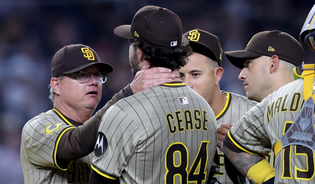 A No-Hit Bid and Then… the Arm Shake - ATL Braves Country A No-Hit Bid and Then… the Arm Shake