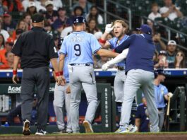Taylor Walls Fumes At Umpire After Ejection