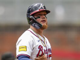 Braves Verdugo Moved to the Bench Against Brewers
