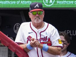 Snitker Comments on Braves Centerfielder's Poor Batting