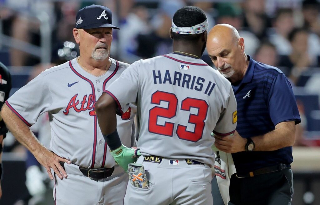 Harris Gets Plunked, Braves Hold Their Breath