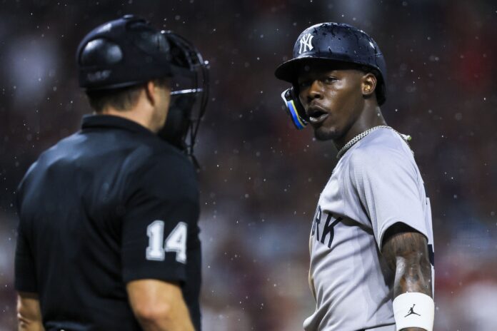 Yankees Jazz Chisholm Ejected After Throwing Tantrum At Umpire