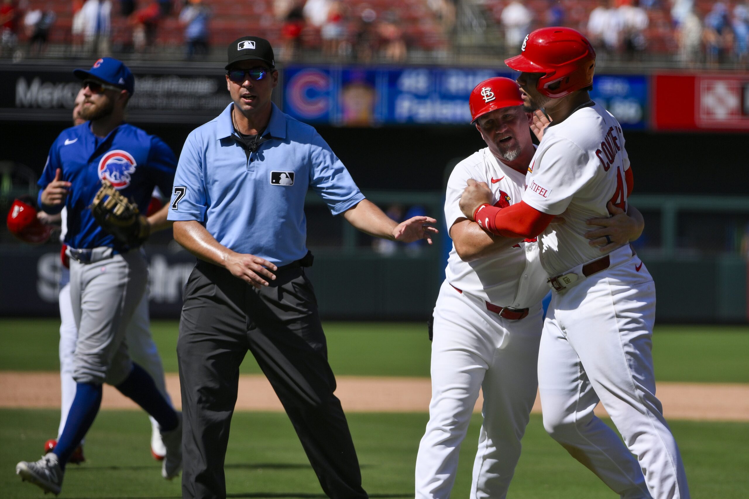 Tempers Flared Between Cubs and Cardinals During Rivalry