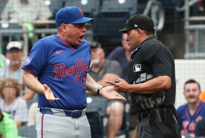 Umpire Makes Awful Call Leading To Mets Manager Meltdown