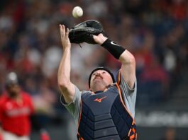 Umpire Comically Inspects Glove at Catcher's Request