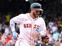 Red Sox Slugger Hits Confusing Home Run, Players and Fans Baffled