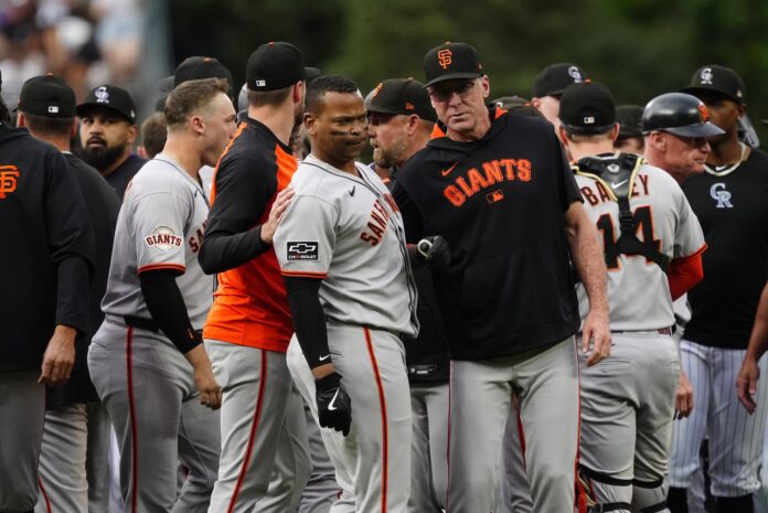 Heated Altercation During Rockies vs Giants, Punches Thrown Heated Altercation During Rockies vs Giants, Punches Thrown