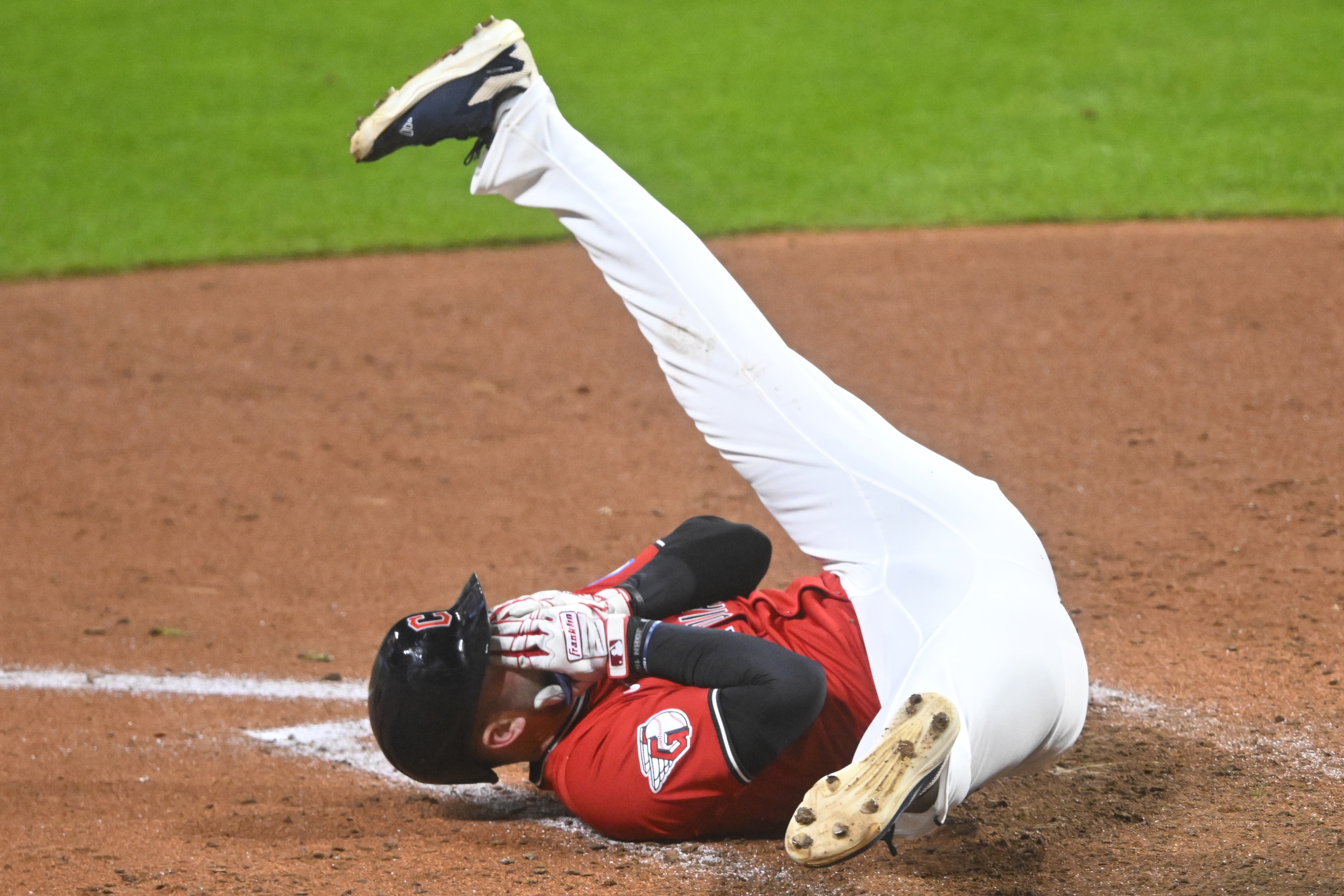 Guardians Hitter Struck in the Face by Pitch, Carted Off