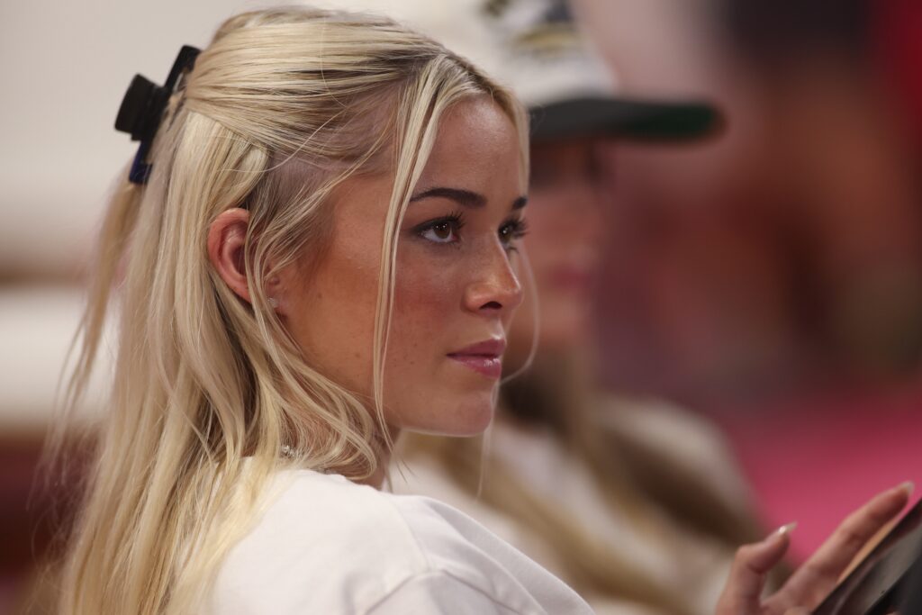 A Patriotic USA Ballpark Look That Turned Heads